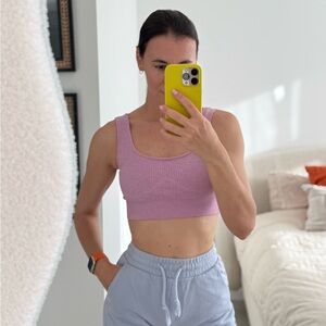 Sports top. Lavender color. Size S. Like new condition.